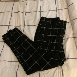 Ann Taylor factory windowpane ankle pant 4P